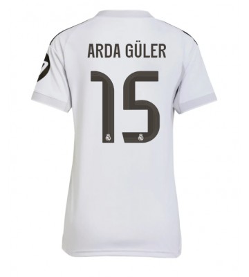 Real Madrid Arda Guler #15 Replik Heimtrikot Damen 2025-26 Kurzarm